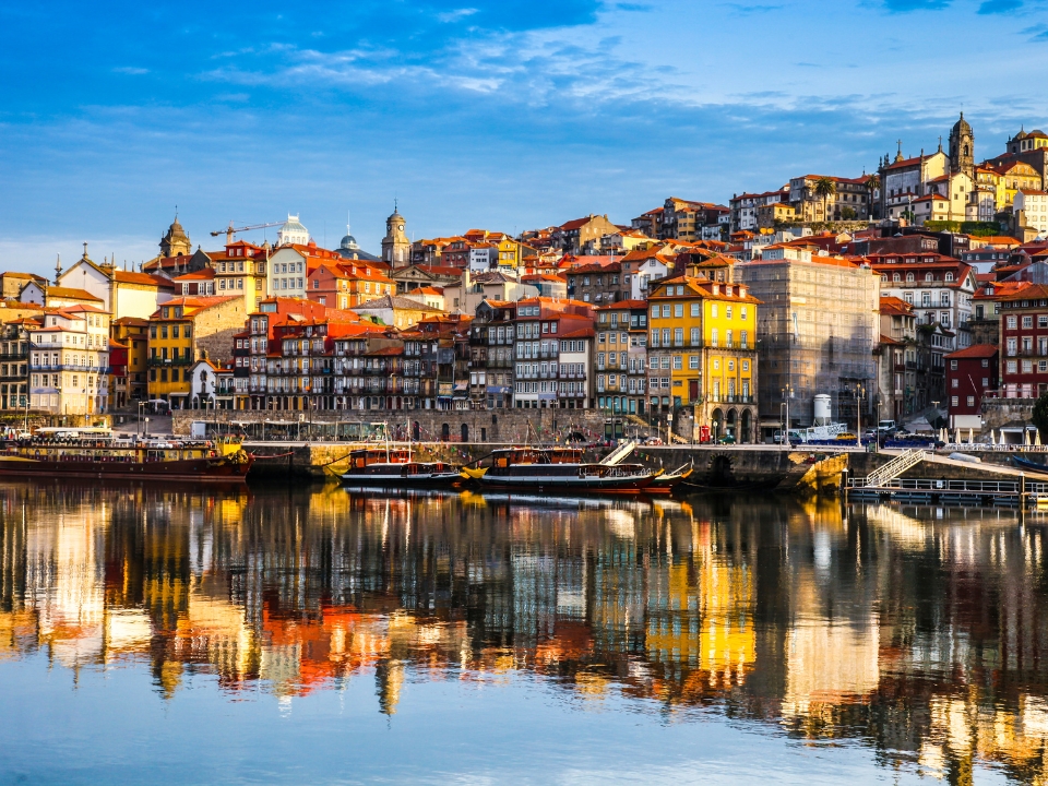 Quartier Ribeira à Porto au Portugal