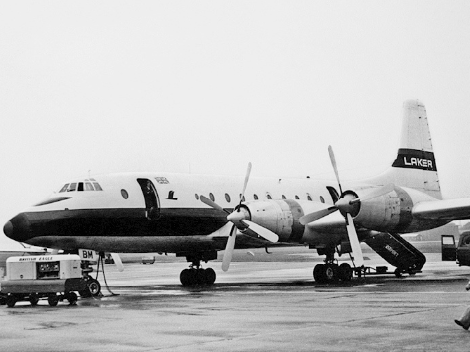 Un avion de la Laker Airways
